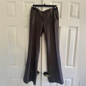 Gianni Bini brown work pants with big belt loops. Size 2